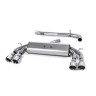 Audi S3 8V/8V.2 - Non-Valved & Non-Resonated (Louder) Cat-Back Race Exhaust System with Quad Round Polished Tips
