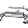 Audi S3 8V/8V.2 Sportback Non GPF - Non-Valved & Non-Resonated (Louder) Cat-Back Race Exhaust System with Quad Round Polished Trims