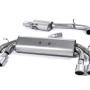 Audi S3 8V/8V.2 Sportback Non GPF - Non-Valved & Resonated (Quieter) Cat-Back Race Exhaust System with Quad Oval Polished Trims
