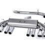 Audi S3 8V/V.2 - Non-Valved & Non-Resonated (Louder) Cat-Back Race Exhaust System with Quad Oval Polished Trims