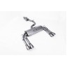 Audi S3 8V/V.2 - Non-Valved & Resonated (Quieter) Cat-Back Race Exhaust System with Quad Round Titanium Trims