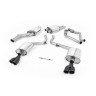 Audi S5 B8 (S tonic) - Resonated (Quieter) Cat-Back Exhaust System with Quad Cerakote Black Trims