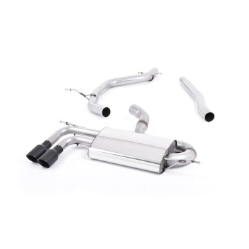 Audi A3/VW Golf GTD/Scirocco GT - TDI 2.0 170PS - DPF-Back Exhaust System with Cerakote Black Trims