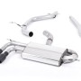 Audi A3/VW Golf GTD/Scirocco GT - TDI 2.0 170PS - DPF-Back Exhaust System with Cerakote Black Trims