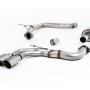 Audi A3 2.0 TDI MQB - Resonated (Quieter) Cat-Back Exhaust System with Titanium Trims