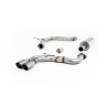 Audi A3 2.0 TDI MQB - Resonated (Quieter) Cat-Back Exhaust System with Titanium Trims