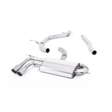 Audi A3/VW Golf GTD/Scirocco GT - TDI 2.0 170PS - DPF-Back Exhaust System with Titanium Trims