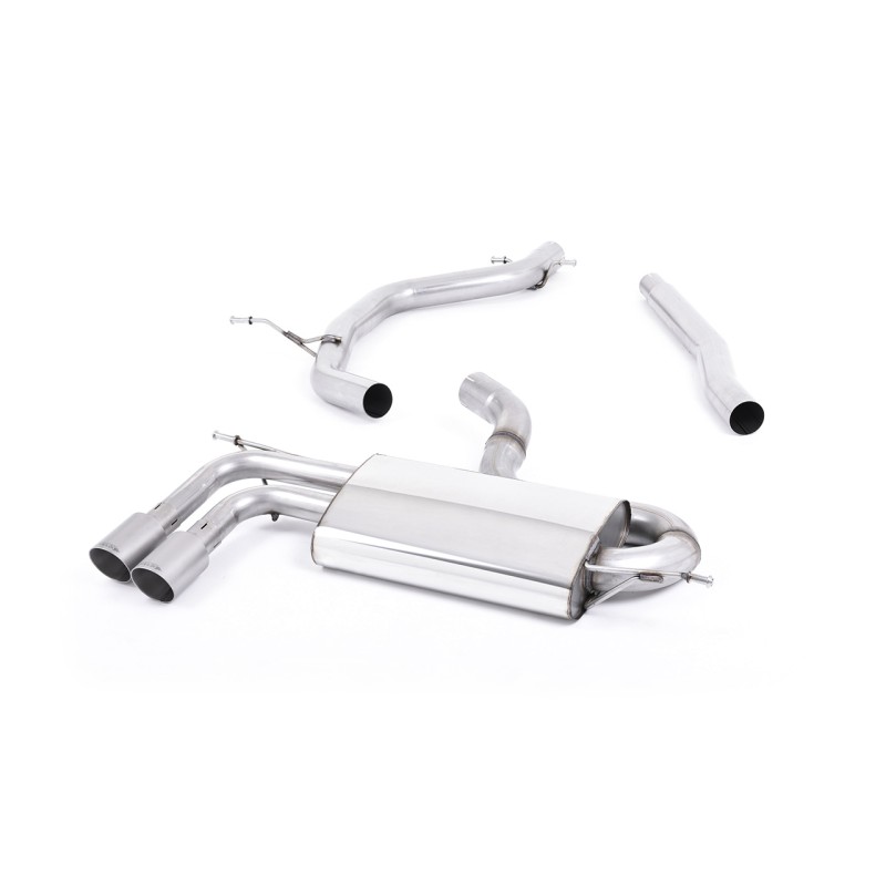 Audi A3/VW Golf GTD/Scirocco GT - TDI 2.0 170PS - DPF-Back Exhaust System with Titanium Trims