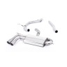Audi A3/VW Golf GTD/Scirocco GT - TDI 2.0 170PS - DPF-Back Exhaust System with Titanium Trims