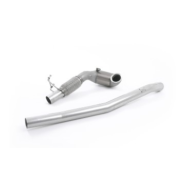 Audi TTS MK3 Non GPF models - Stainless Steel Cast Large Bore Downpipe with Hi-Flow Sports Catalyst (For Milltek Race Cat-Back)