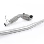 Audi TTS MK3 Non GPF models - Stainless Steel Cast Large Bore Downpipe with Hi-Flow Sports Catalyst (For Milltek Race Cat-Back)