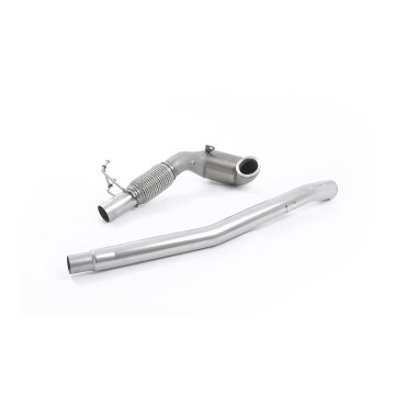 Audi TTS MK3 Non GPF models - Stainless Steel Cast Large Bore Downpipe with Hi-Flow Sports Catalyst (For OE Cat-Back)