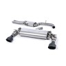 Audi RS3 8V Pre Facelift - Valved & Resonated Cat-Back Exhaust System with Cerakote Black Oval Trims