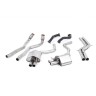 Audi RS6/RS7 C7 - Non-Resonated (Louder) Complete Exhaust System with Catalyst Bypass - Uses OE Trims