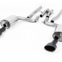 Audi RS6 C6 - Non-Resonated (Louder) Cat-Back Exhaust System with Ceramic-coated Black Satin Dual-Oval Trims