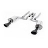 Audi RS6 C6 - Non-Resonated (Louder) Cat-Back Exhaust System with Ceramic-coated Black Satin Dual-Oval Trims