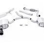 Audi A4 2.0 B9 Quattro - Road+ Part Resonated Cat-Back Exhaust System with Dual GT-100 Cerakote Black Trims