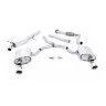Audi A4 2.0 B9 Quattro - Road+ Part Resonated Cat Back Exhaust System with Dual GT-100 Polished Trims
