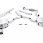 Audi A4 2.0 B9 Quattro - Road+ Part Resonated Cat Back Exhaust System with Dual GT-100 Titanium Trims