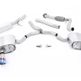 Audi A4 2.0 B9 Quattro - Road+ Part Resonated Cat-Back Exhaust System with Dual GT-100 Burnt Titanium Trims