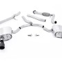 Audi A4 2.0 B9 Quattro - Non-Resonated (Louder) Cat-Back Exhaust System with Dual GT-100 Cerakote Black Trims