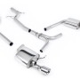 Audi A4 2.0 B8 S line (Tiptronic) - Non-Resonated (Louder) Cat-Back Exhaust System with Dual-outlet GT100 Trims