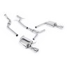 Audi A4 2.0 B8 S line (Tiptronic) - Non-Resonated (Louder) Cat-Back Exhaust System with Dual-outlet GT100 Trims