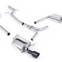 Audi A4 2.0 B8 S line (Tiptronic) - Non-Resonated (Louder) Cat-Back Exhaust System with Dual-outlet GT100 Trims