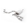 Audi A3 2.0T FSI - Non-Resonated (Louder) Cat-Back Exhaust System with GT-80 Polished Trims