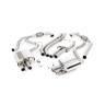 Audi S4/S5 B9 Non Sport Diff models - Resonated (Quieter) Cat-Back Exhaust System with Quad Polished Oval Trims