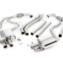 Audi S4/S5 B9 Non Sport Diff models - Non-Resonated (Louder) Cat-Back Exhaust System with Quad GT-90 Polished Trims