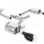 Audi A4 3.0 TDI B8/Audi A5 (Multitronic) - Cat-Back Exhaust System with Cerakote Black Quad Outlet Trims (requires S-Line Valance)
