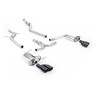 Audi A4 2.0 B8 S line (Manual) - Non-Resonated (Louder) Cat-Back Exhaust System with Cerakote Black Quad-outlet Trims