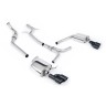 Audi A4 2.0 B8 S line (Tiptronic) - Non-Resonated (Louder) Cat-Back Exhaust System with Quad-outlet Cerakote Black Trims