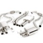 Audi S5 B9 Coupe/Cabriolet Non Sport Diff models - Resonated (Quieter) Cat-Back Exhaust System with Quad JET-100 Carbon Trims