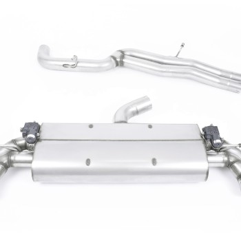 Audi TTRS MK3 Quattro - Non-Resonated (Louder) Cat-Back Exhaust System with Polished Oval Trims