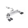 Audi S3 8V.2 - Resonated (Quieter) GPF/OPF-Back Exhaust System with Quad Oval Cerakote Black Trims