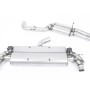 Audi TTRS MK3 Quattro - Resonated (Quieter) Cat-Back Exhaust System with Titanium Oval Trims