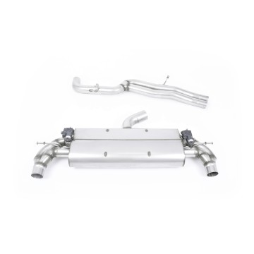 Audi TTRS MK3 Quattro - Non-Resonated (Louder) Cat-Back Exhaust System with Titanium Oval Trims