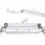 Audi TTRS MK3 Quattro - Non-Resonated (Louder) Cat-Back Exhaust System with Titanium Oval Trims