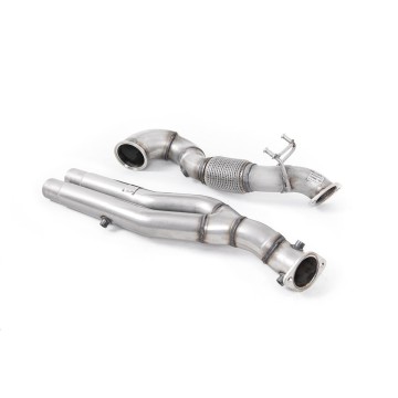 Large Bore Downpipe with Catalyst Delete (Audi RS3 8V+8Y/RSQ3/TTRS MK3)