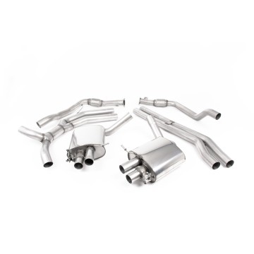 Audi RS5 B9 GPF Models - Road+ Cat-Back Exhaust System with Polished Oval Trims