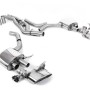 Audi RS6/RS7 C8 - Front Silencer Back System (Twin 80mm) with Polished Oval Trims