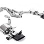 Audi RS6/RS7 C8 - Front Silencer Back System (Twin 80mm) with Cerakote Black Oval Trims