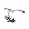 Audi RS6/RS7 C8 - Front Silencer Back System (Twin 80mm) with Cerakote Black Oval Trims