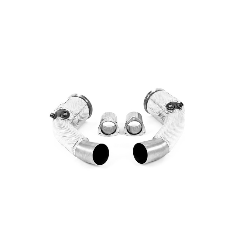 Audi RS6/RS7 C8 & S8 - Large Bore Downpipe with Cat & GPF Delete - For OE