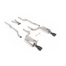 Audi S4 B6 - Non-Resonated (Louder) Cat-Back Exhaust System with GT-100 Cerakote Black Trims