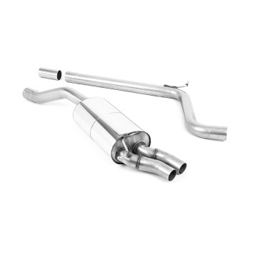 Audi A1 40TFSI 2.0 - GPF Back Exhaust System with Polished GT-76 Trims