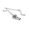 Audi A1 40TFSI 2.0 - GPF Back Exhaust System with Polished GT-76 Trims