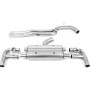 Audi RS3 8V Facelift - 80MM Non-Resonated (Louder) Cat-Back Exhaust System with Polished Trims
